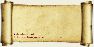 Jovanka Jakupi vizit kartica